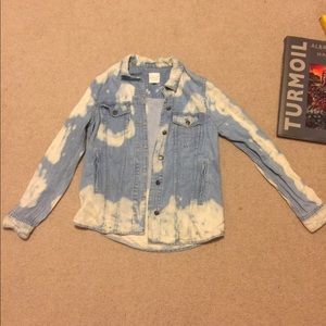 🍀4for20 bleached denim jacket